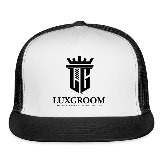 Limited Edition LUXGROOM Trucker Cap - white/black